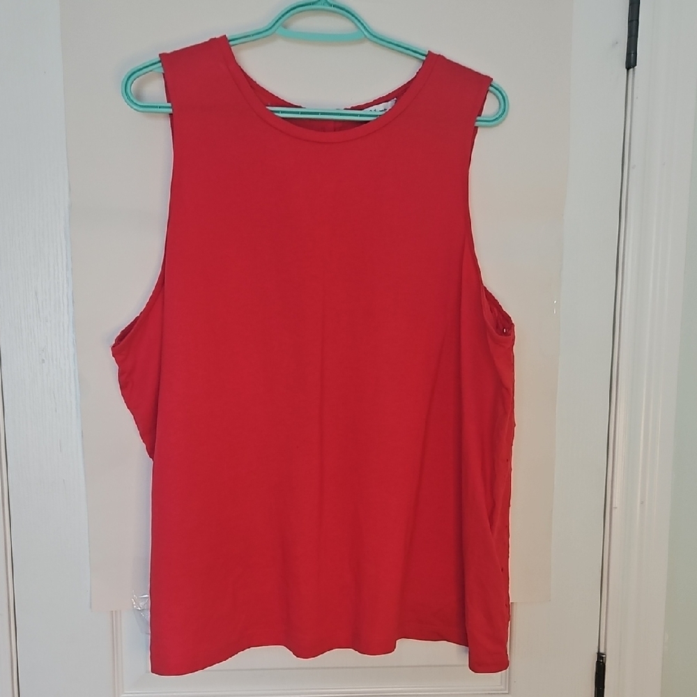 Reitmans 2 For 5 Top Size 3x Orange Red